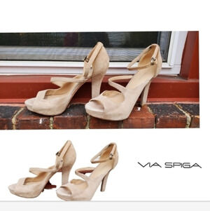 Via Spiga open tie strappy sandals 9.5